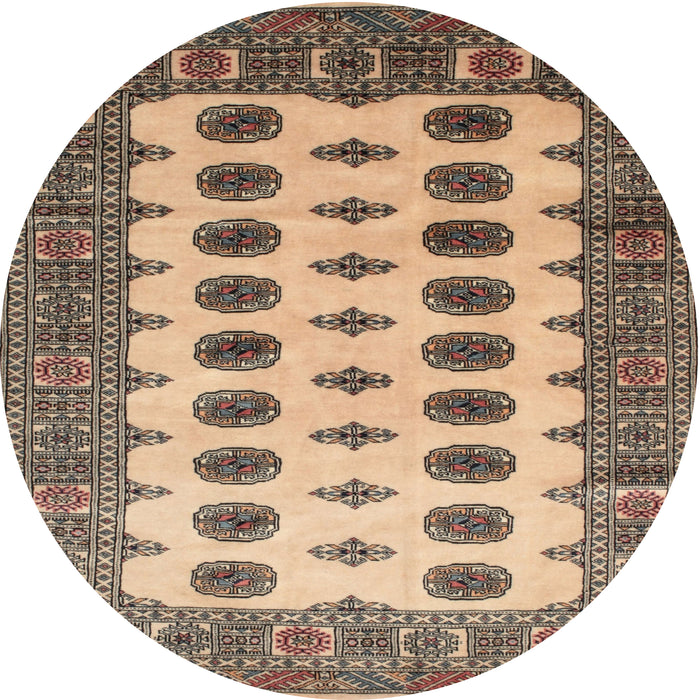 Square Machine Washable Traditional Sepia Brown Rug, wshtr283