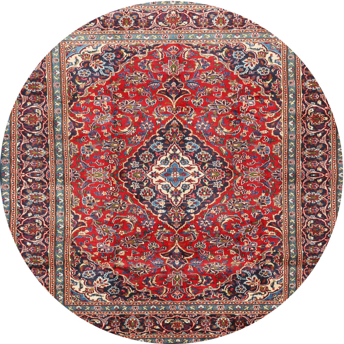 Square Machine Washable Traditional Camel Brown Rug, wshtr2880