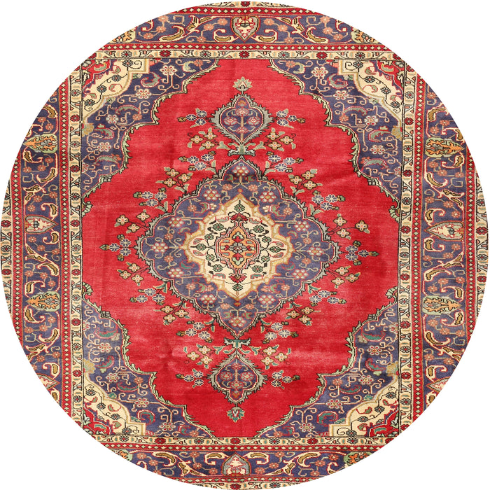 Square Machine Washable Traditional Camel Brown Rug, wshtr2893