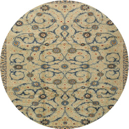 Square Machine Washable Traditional Brown Rug, wshtr2923