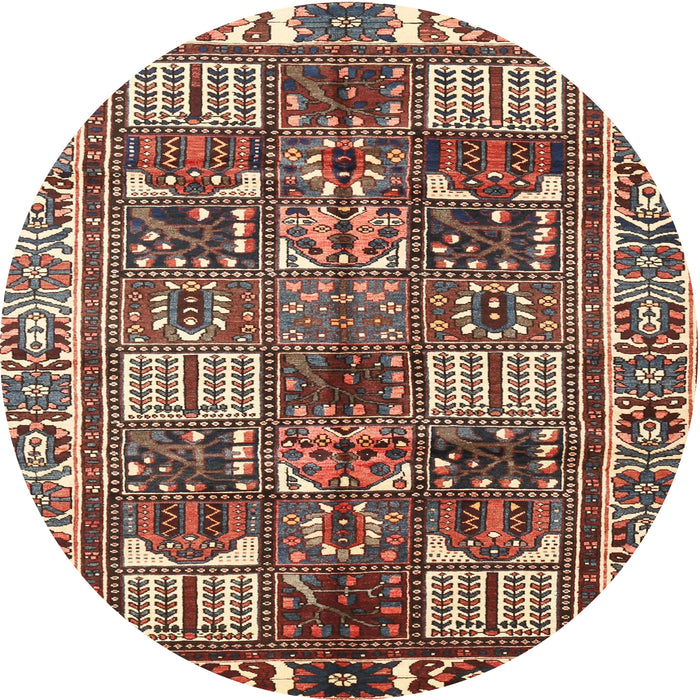 Square Machine Washable Traditional Light French Beige Brown Rug, wshtr2994