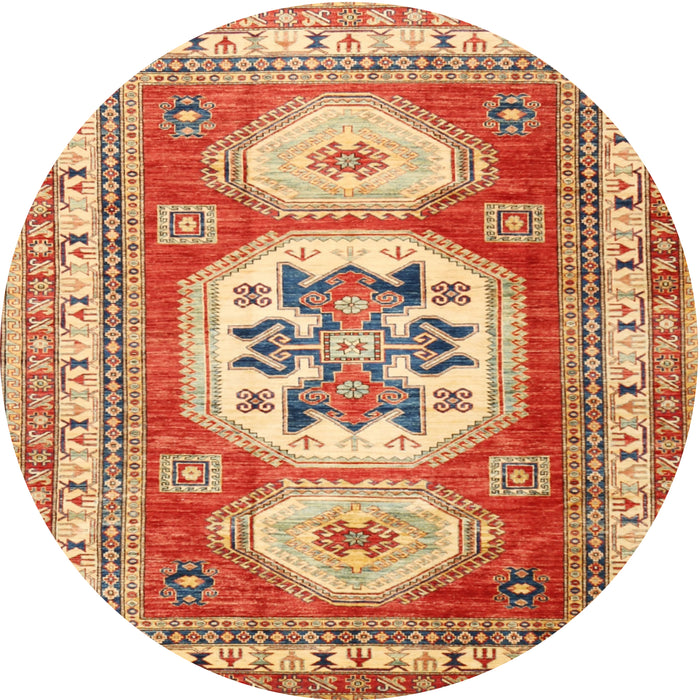 Square Machine Washable Traditional Red Rug, wshtr3008