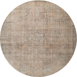 Square Machine Washable Traditional Dark Almond Brown Rug, wshtr3036