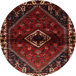 Square Machine Washable Traditional Sepia Brown Rug, wshtr3060