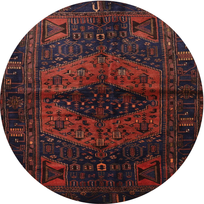 Square Machine Washable Traditional Red Rug, wshtr3094