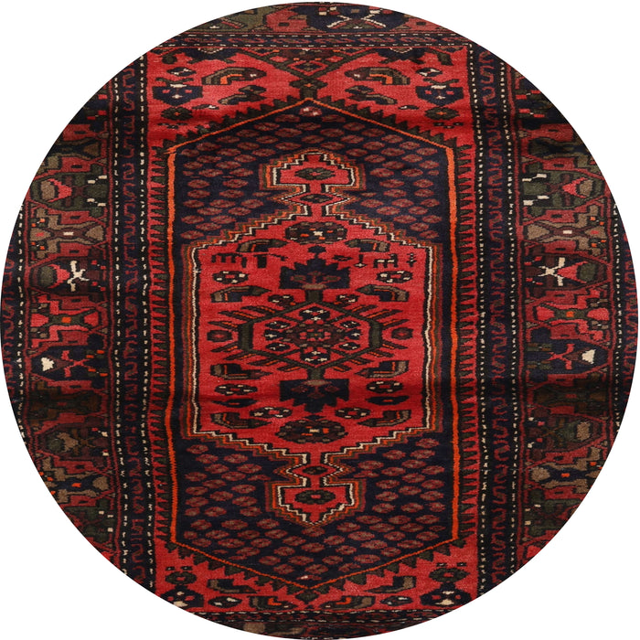 Round Traditional Bakers Brown Persian Rug, tr3113