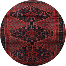 Square Machine Washable Traditional Bakers Brown Rug, wshtr3115