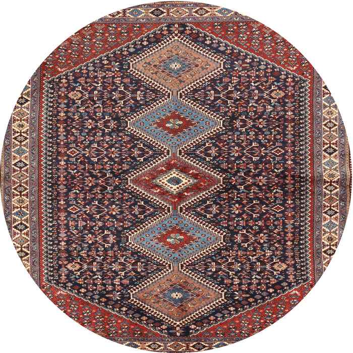 Square Machine Washable Traditional Rosy Pink Rug, wshtr3215