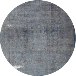 Square Machine Washable Traditional Silver Gray Rug, wshtr3271