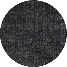 Square Machine Washable Traditional Gray Rug, wshtr3301