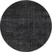 Square Machine Washable Traditional Gray Rug, wshtr3301