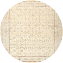 Square Machine Washable Traditional Brown Rug, wshtr3308