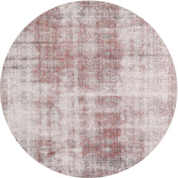 Square Machine Washable Traditional Rose G Pink Rug, wshtr3496
