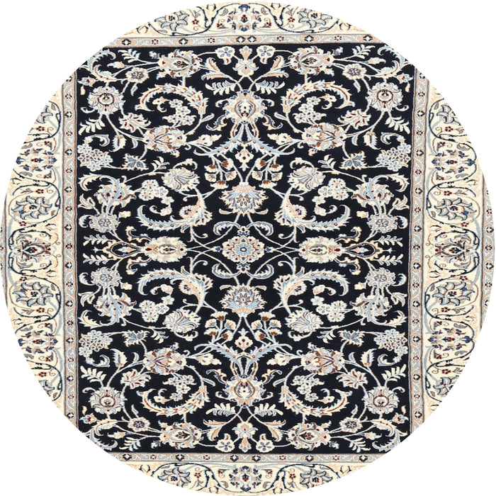 Square Machine Washable Traditional Gray Rug, wshtr3526