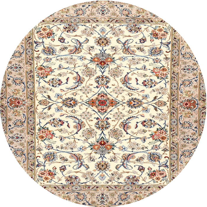 Square Machine Washable Traditional Dark Almond Brown Rug, wshtr3527