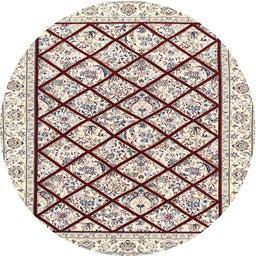 Square Machine Washable Traditional Gold Rug, wshtr355