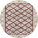 Round Traditional Gold Persian Rug, tr355