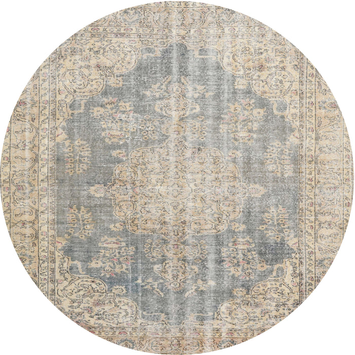 Square Machine Washable Traditional Desert Sand Beige Rug, wshtr3588