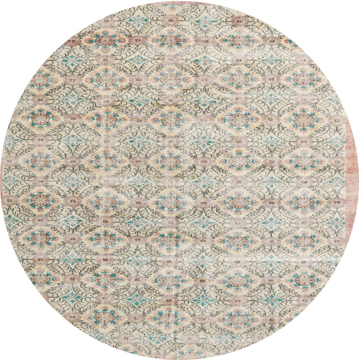 Square Machine Washable Traditional Camel Brown Rug, wshtr3598
