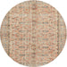 Square Machine Washable Traditional Brown Rug, wshtr3607