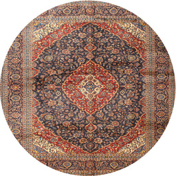 Square Machine Washable Traditional Peru Brown Rug, wshtr3628