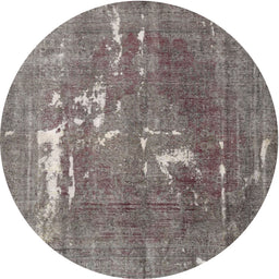 Square Machine Washable Traditional Rosy Pink Rug, wshtr3639