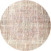 Square Machine Washable Traditional Wheat Beige Rug, wshtr3654