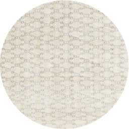 Square Machine Washable Traditional Champagne Beige Rug, wshtr3719
