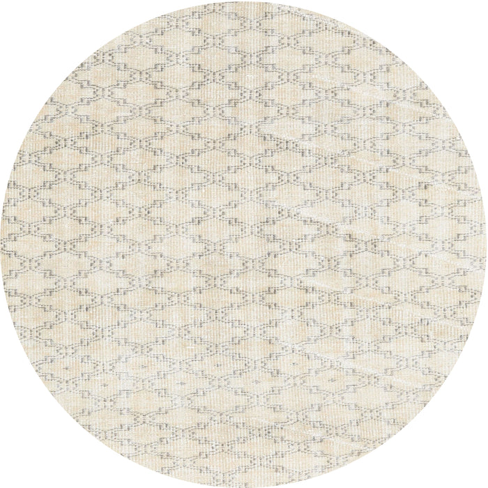 Square Machine Washable Traditional Champagne Beige Rug, wshtr3719