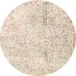 Square Machine Washable Traditional Navajo White Rug, wshtr3721