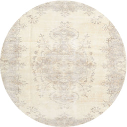 Square Machine Washable Traditional Blanched Almond Beige Rug, wshtr3729