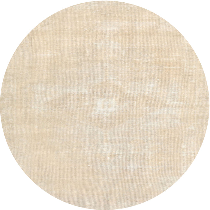 Round Traditional Brown Persian Rug, tr3736