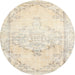 Round Traditional Beige Persian Rug, tr3740