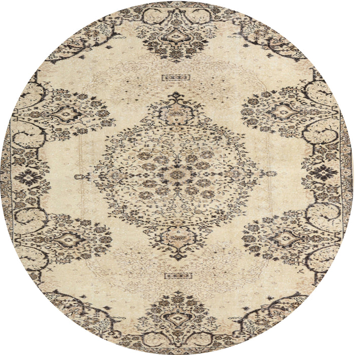 Square Machine Washable Traditional Dark Almond Brown Rug, wshtr3784