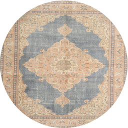Square Machine Washable Traditional Brown Rug, wshtr3827