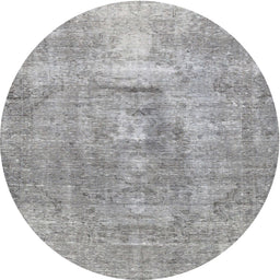 Square Machine Washable Traditional Silver Gray Rug, wshtr3830