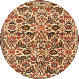 Square Machine Washable Traditional Mahogany Brown Rug, wshtr3887