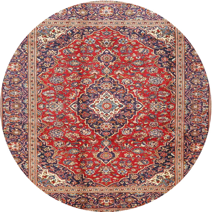 Square Machine Washable Traditional Fire Brick Red Rug, wshtr3922