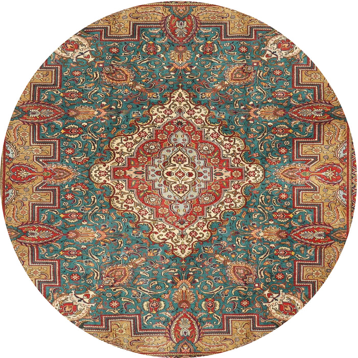 Square Machine Washable Traditional Dark Sienna Brown Rug, wshtr4127