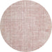 Round Traditional Pink Persian Rug, tr4159