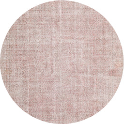 Square Machine Washable Traditional Dusty Pink Rug, wshtr4159