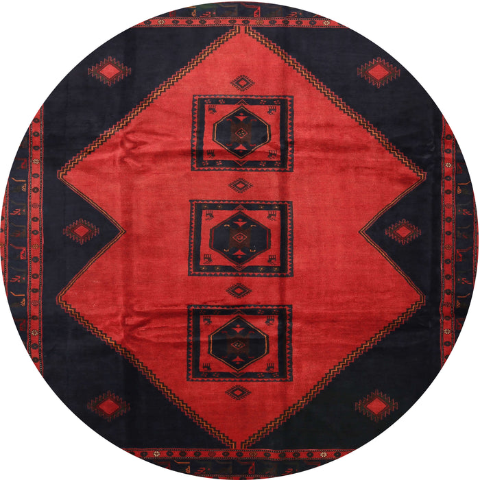 Square Machine Washable Traditional Charcoal Black Rug, wshtr430