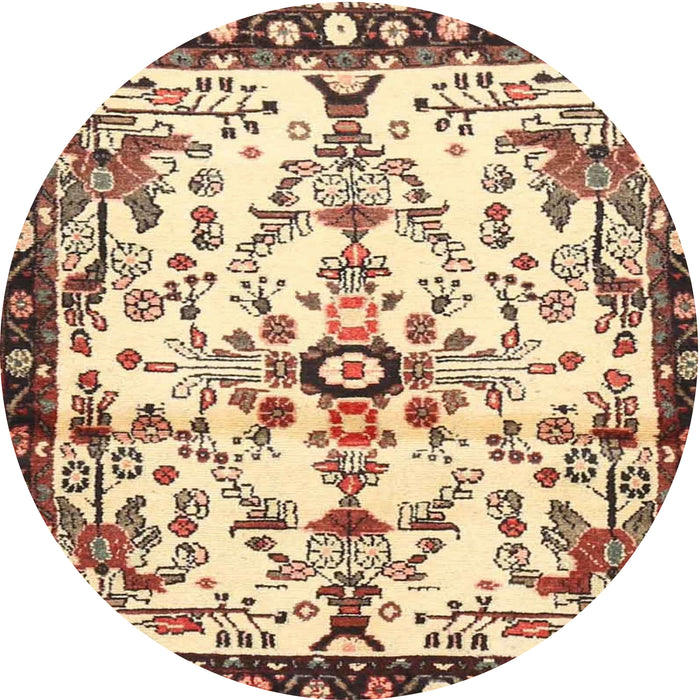 Square Machine Washable Traditional Dark Sienna Brown Rug, wshtr4343