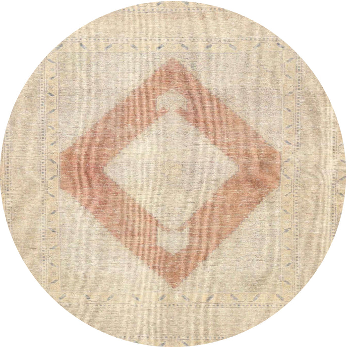 Square Machine Washable Traditional Gold Rug, wshtr4344