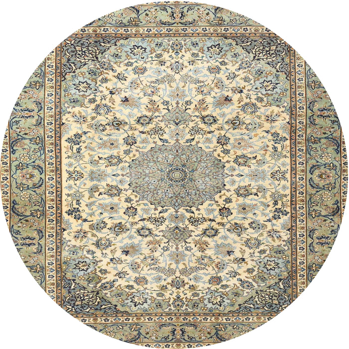 Square Machine Washable Traditional Brown Rug, wshtr4378