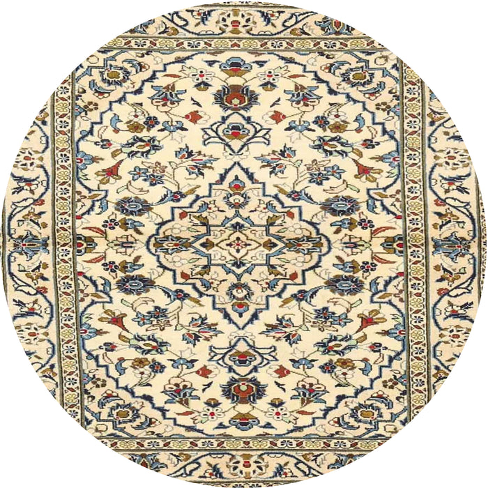 Square Machine Washable Traditional Brown Rug, wshtr4384