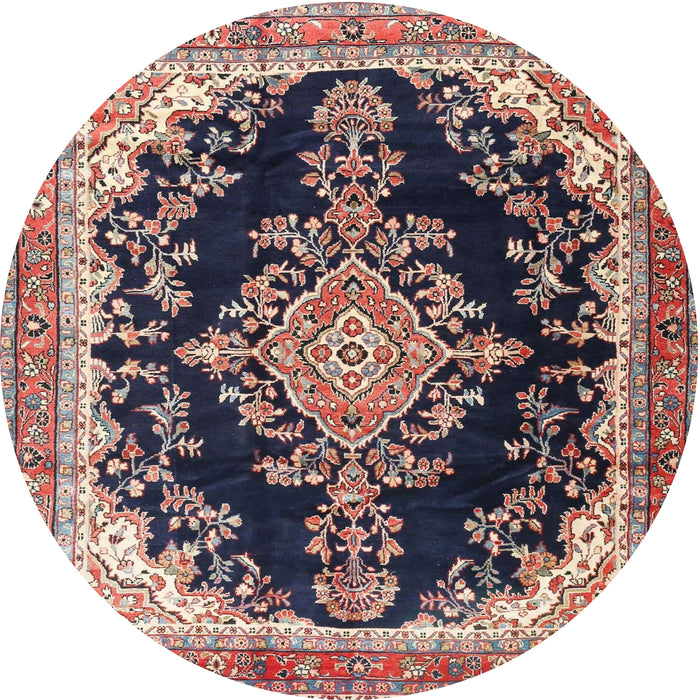 Square Machine Washable Traditional Light French Beige Brown Rug, wshtr4444