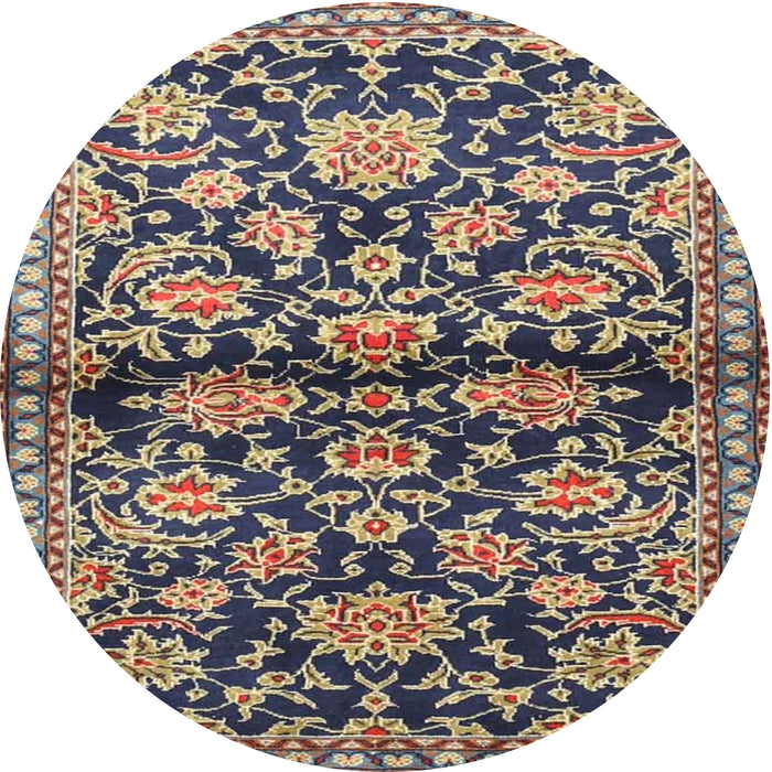 Square Machine Washable Traditional Camel Brown Rug, wshtr4568