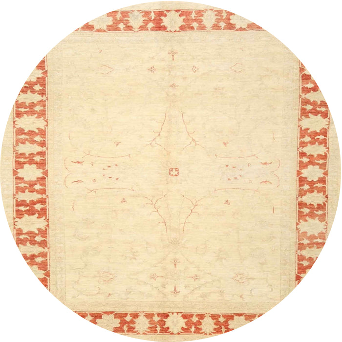 Square Machine Washable Traditional Sun Yellow Rug, wshtr4659