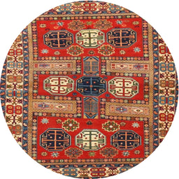 Square Machine Washable Traditional Peru Brown Rug, wshtr4703
